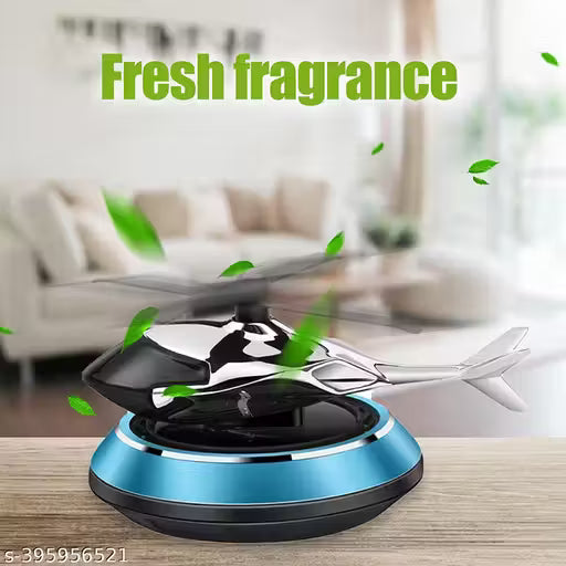 Solar Powered Car Perfume Diffuser – Helicopter Design🚗☀️