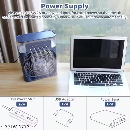Mini Air Cooler – Portable Personal Air Conditioner Fan❄️